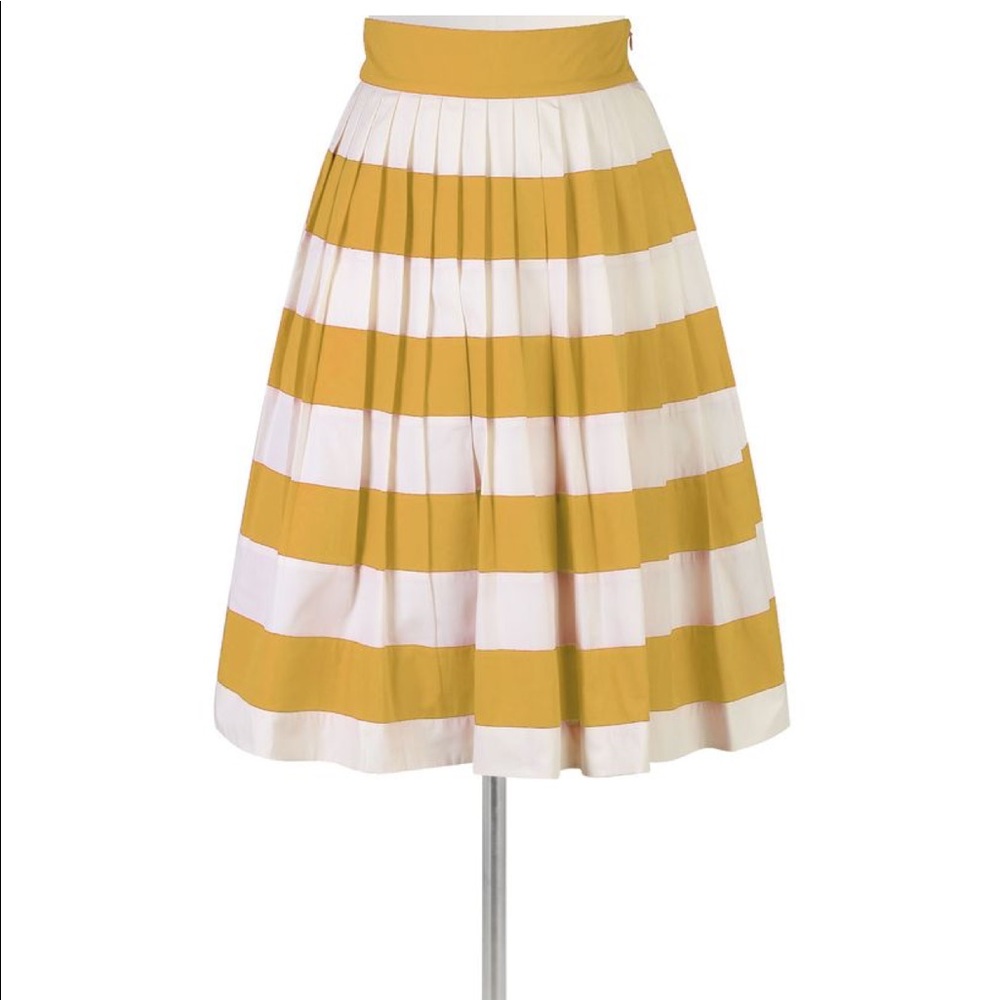 Eshakti yellow stripe skirt size 1x 18